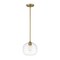 Z-Lite Harmony 1 Light Pendant, Olde Brass & Clear 486P10-OBR - alternate 5